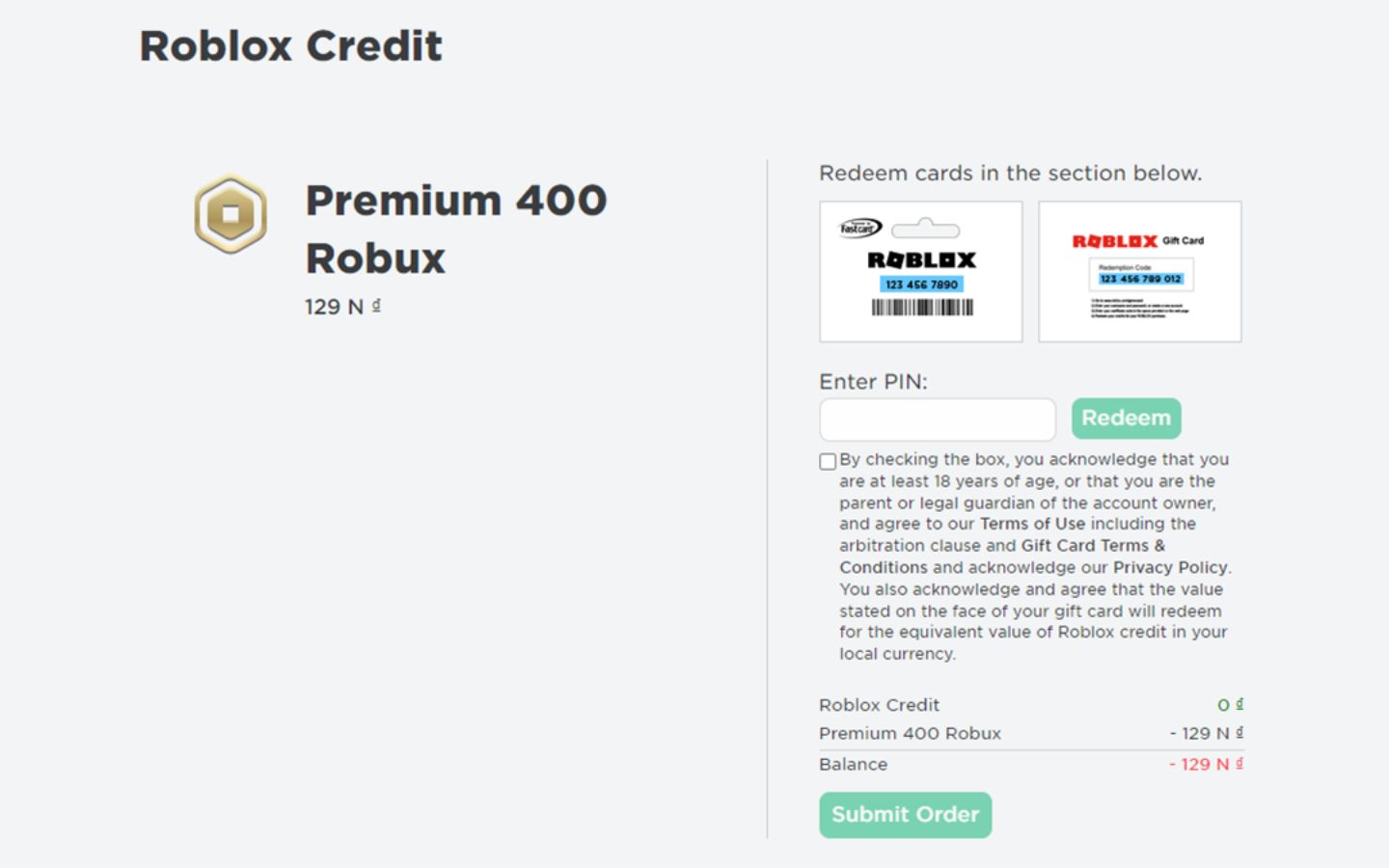  cách nạp Robux bằng Roblox Card đơn giản và chi tiết
