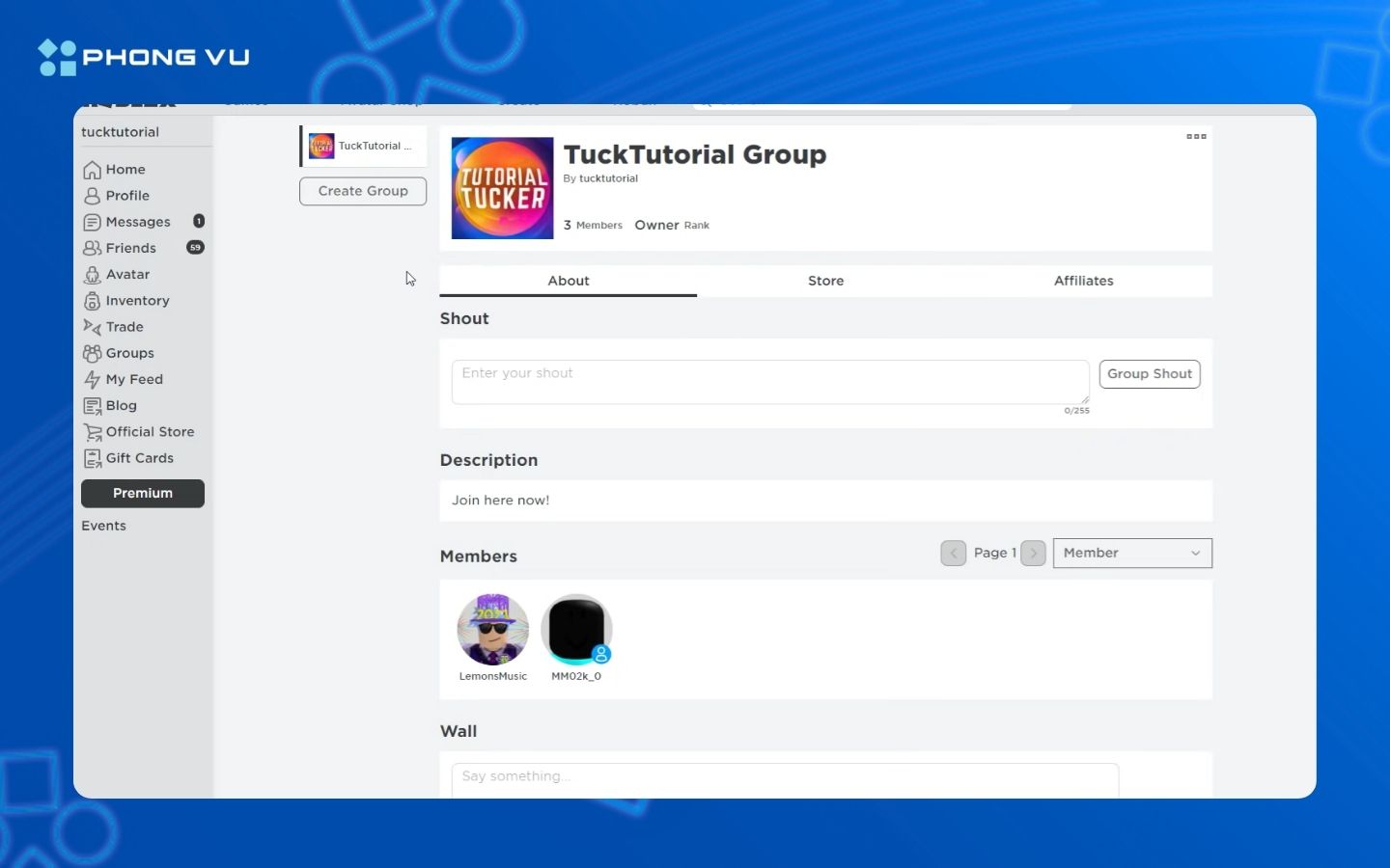 Cách gửi Robux cho người khác