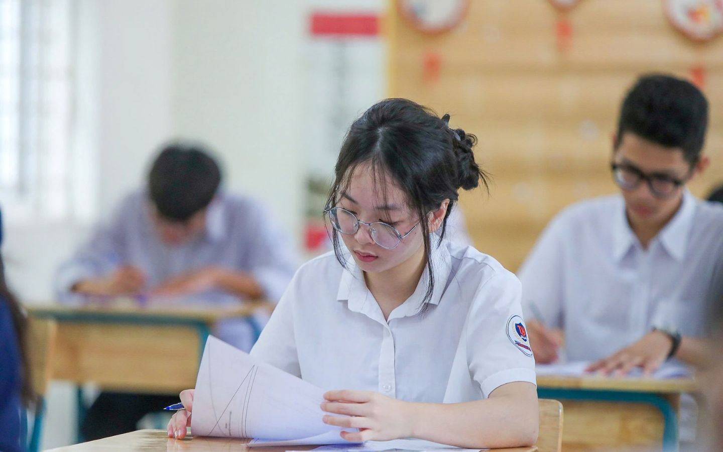 Thí sinh trong giờ thi THPT Quốc gia 2025