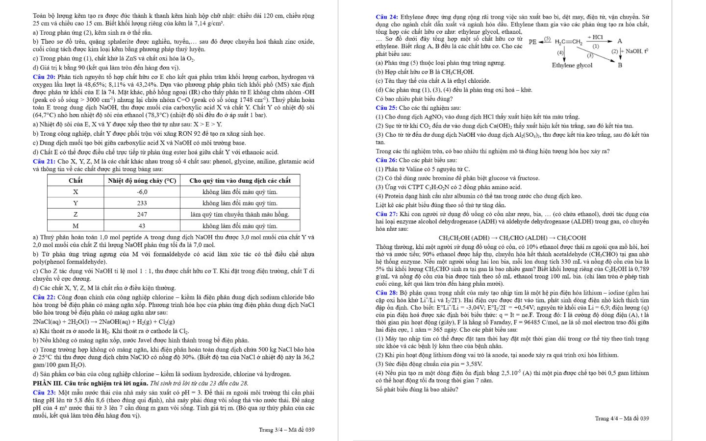 de thi thu tot nghiep thpt 2025 mon hoa 11