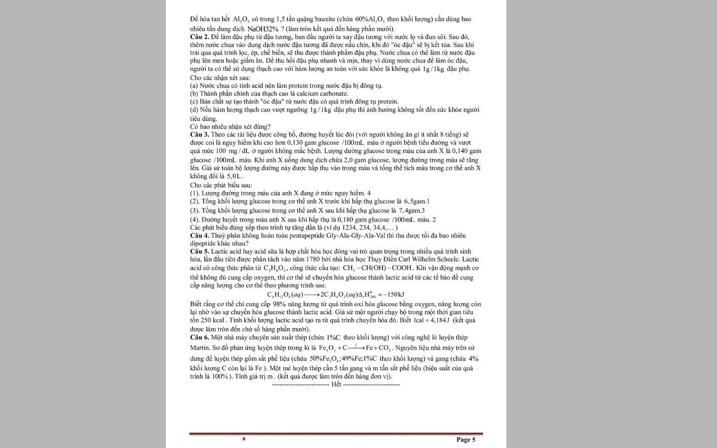 de thi thu tot nghiep thpt 2025 mon hoa 8