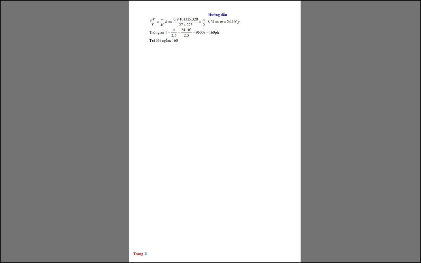 Đề thi thử Vật lý - Sở GD&ĐT Thanh Hóa - Trang 11