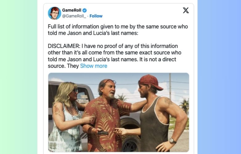 Theo leaker GameRoll, GTA 6 sẽ mang đến một thế giới mở sống động với hơn 700 cửa hàng