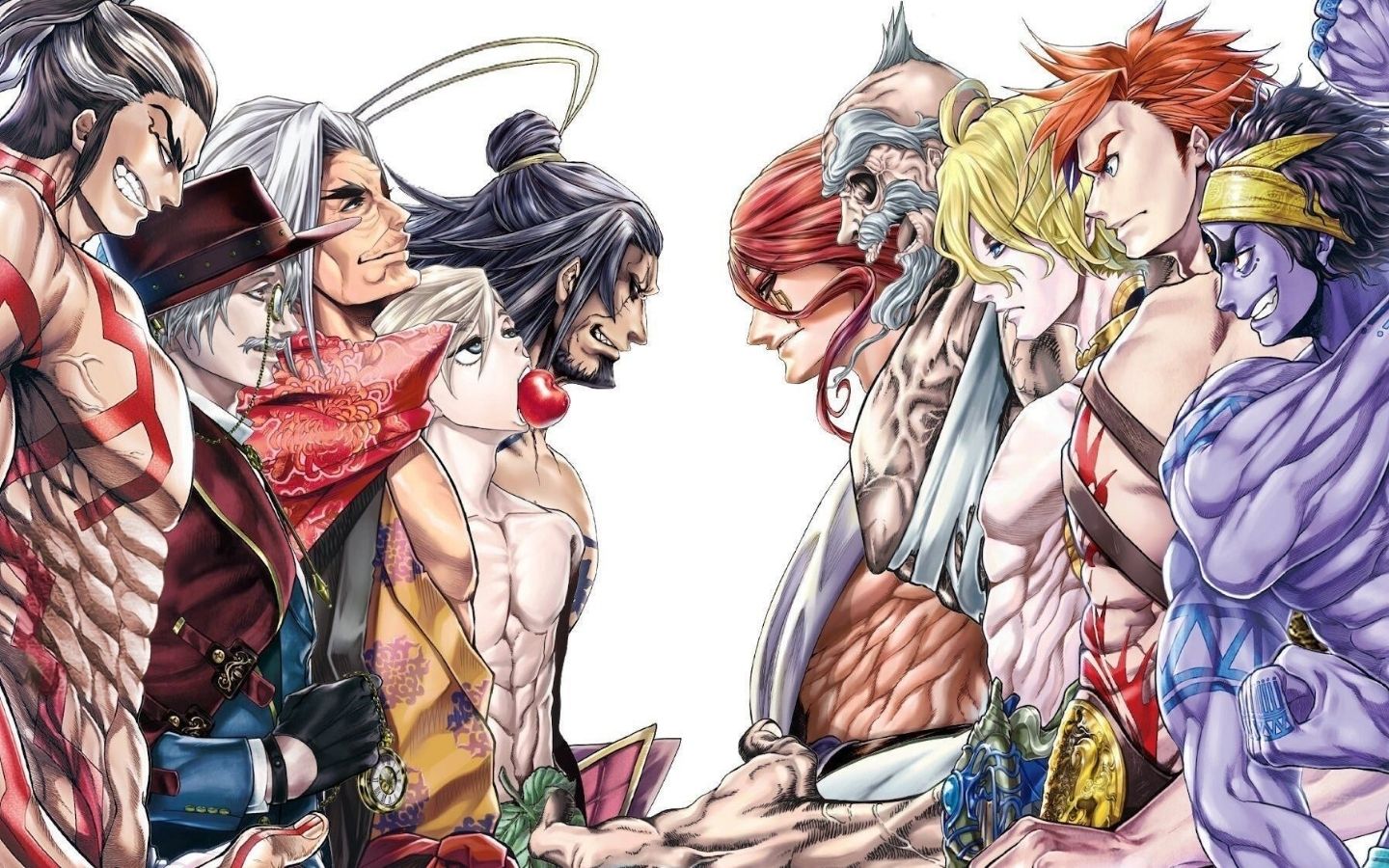 Hình nền các nhân vật trong record of ragnarok