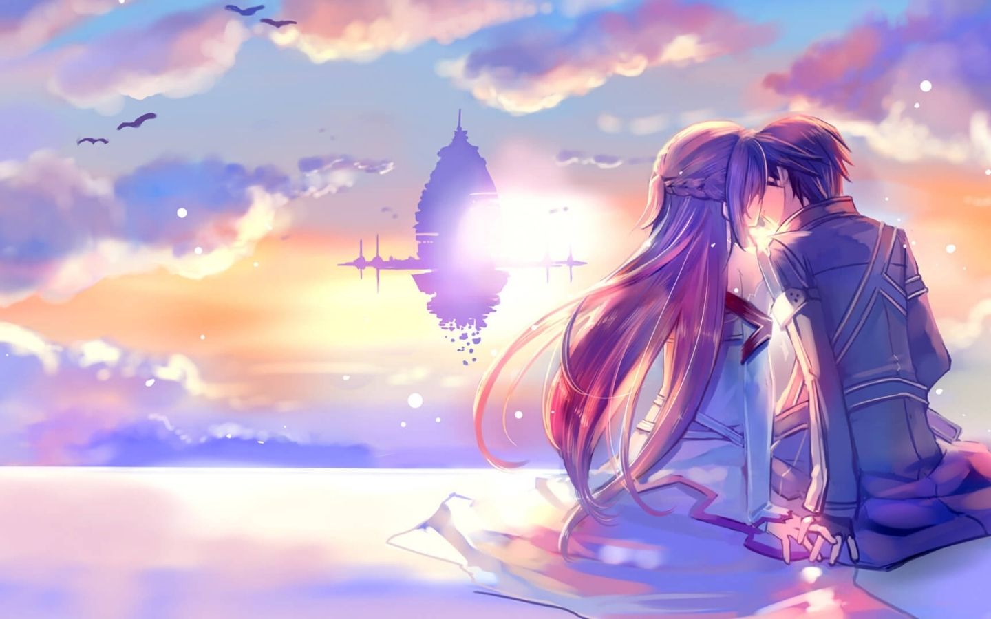 Hình nền anime lãng mạn