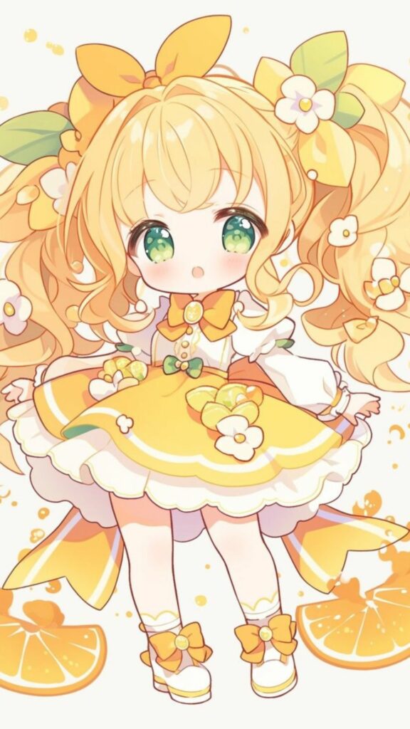 Ảnh nền cô bé mắt tròn to với biểu cảm cực kỳ cute