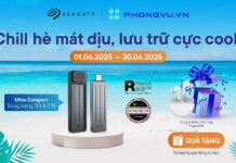 “Chill hè mát dịu, lưu trữ cực cool” cùng ổ cứng Seagate tại Phong Vũ