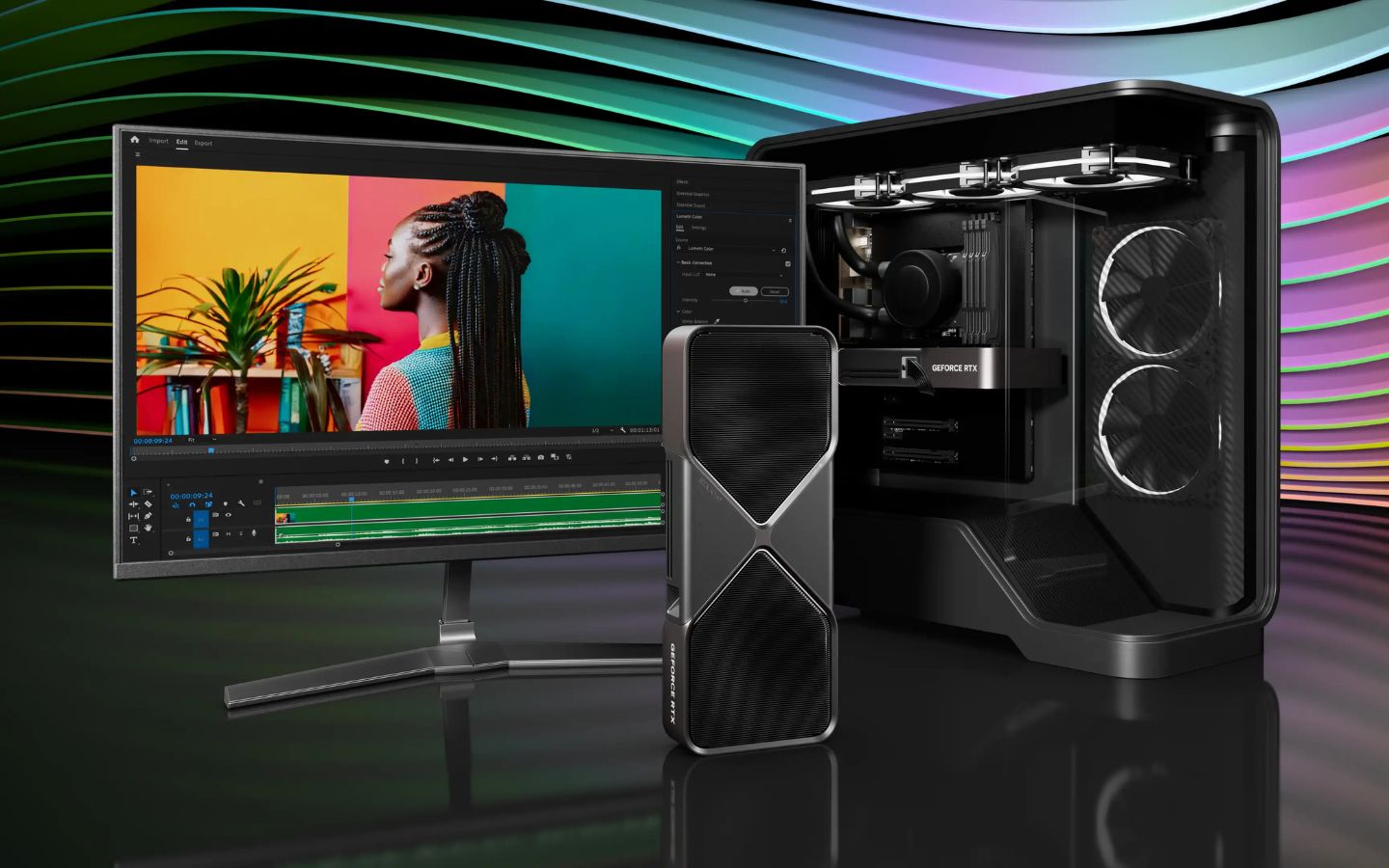 RTX 5060 mới được ra mắt được trang bị những chuẩn cổng kết nối mới nhất với PCIe 5.0