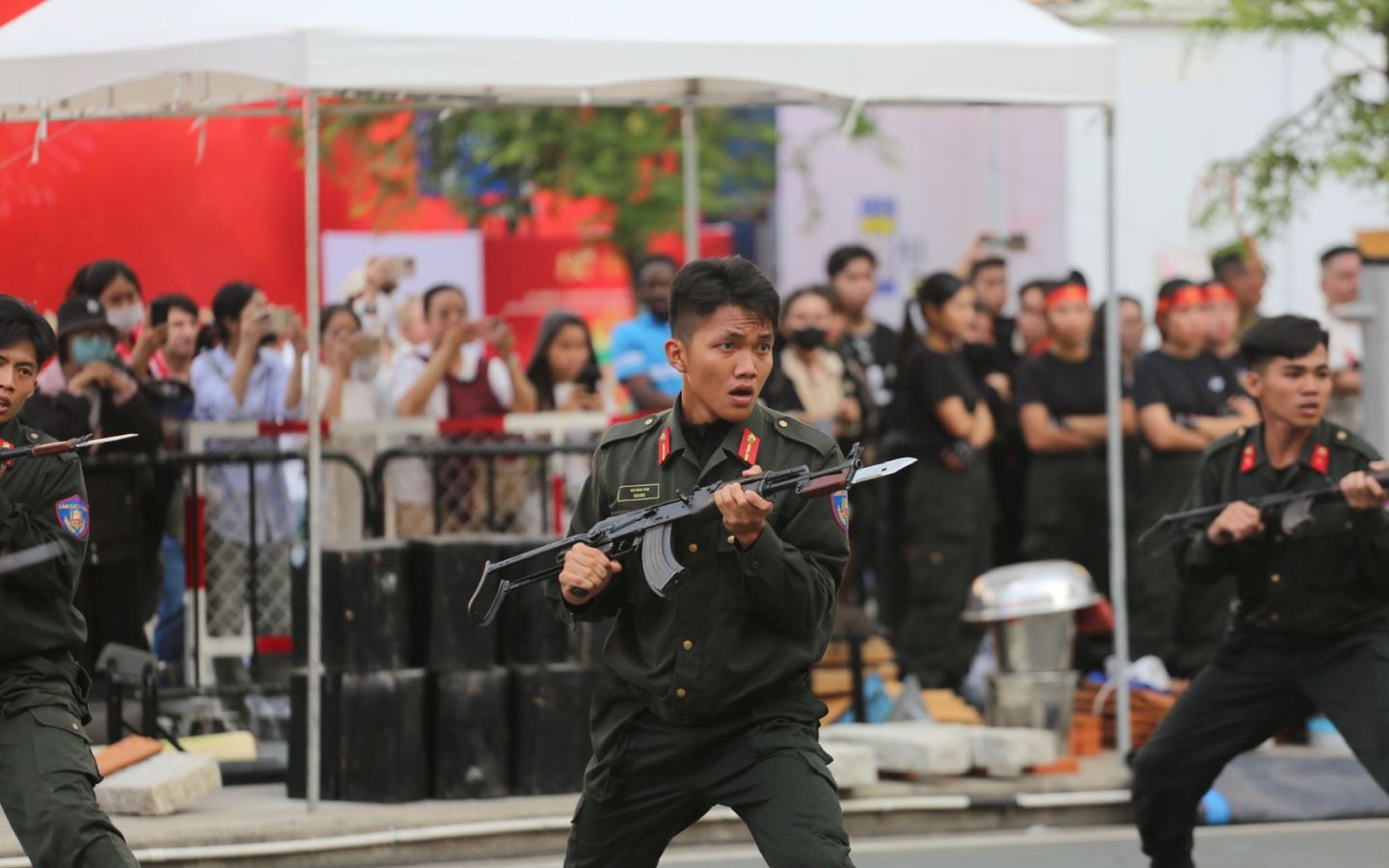 Biểu diễn võ thuật và khí công tại sự kiện