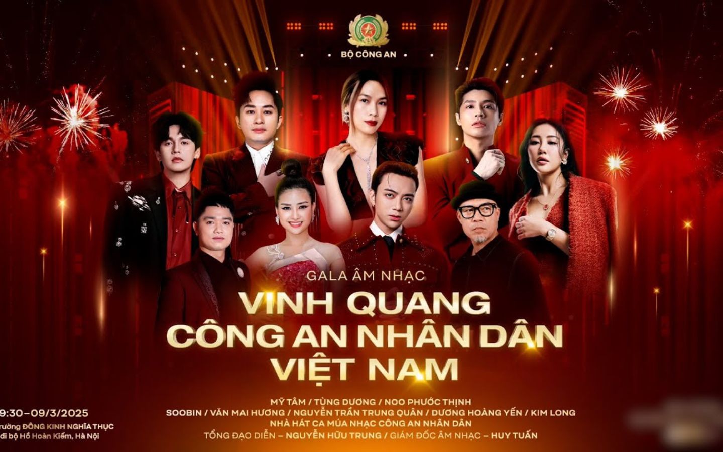 Gala âm nhạc “Vinh quang Công an Nhân dân Việt Nam 2025”
