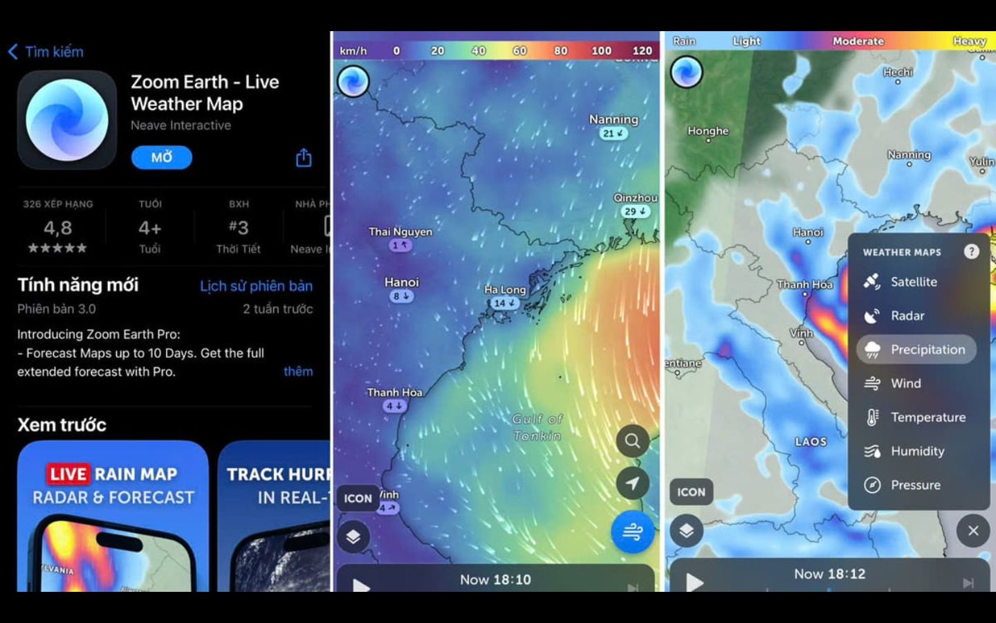 Truy cập Zoon Earth trên iPhone