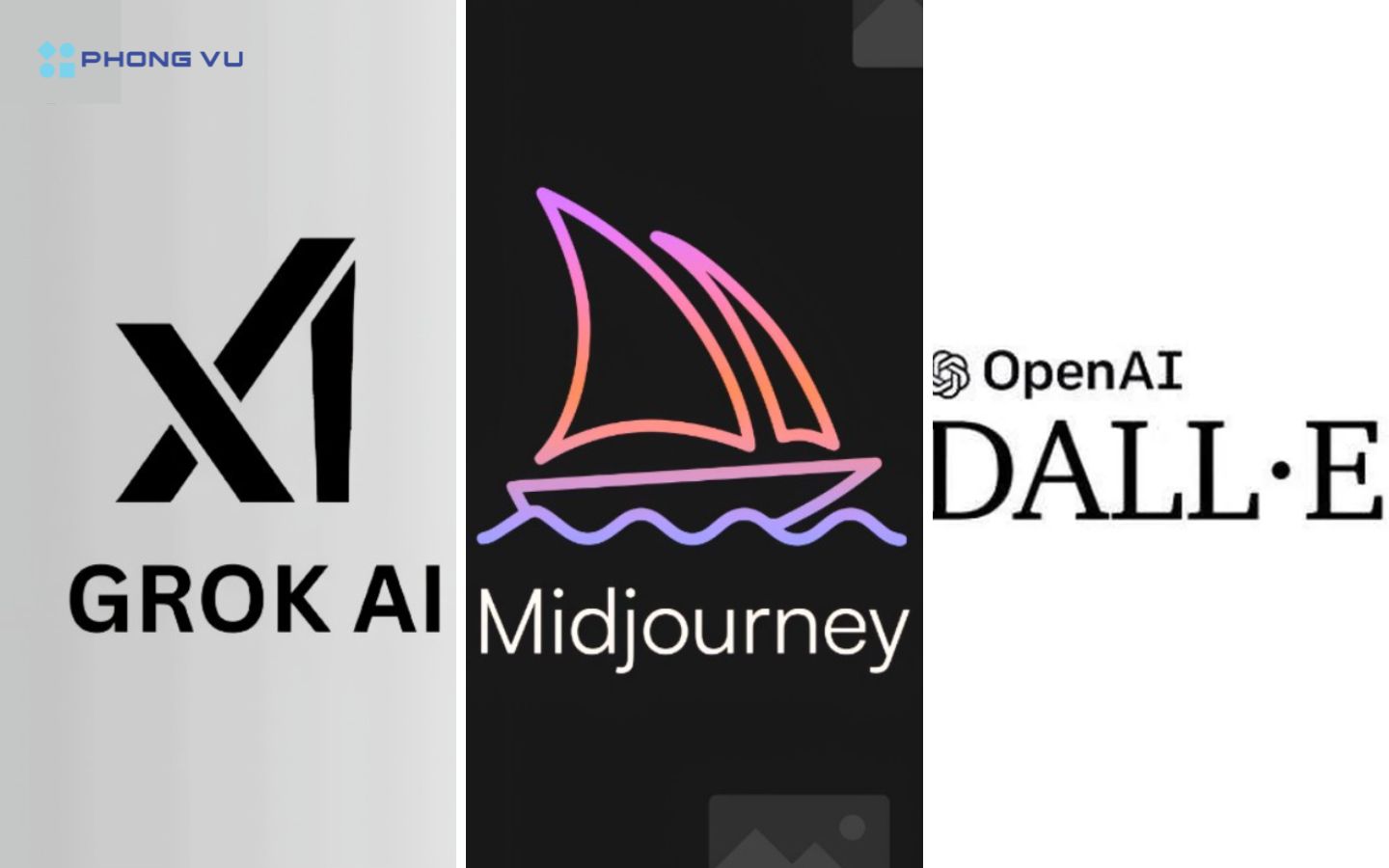 So sánh Grok AI với hai công cụ nổi bật khác là Midjourney và DALL·E 