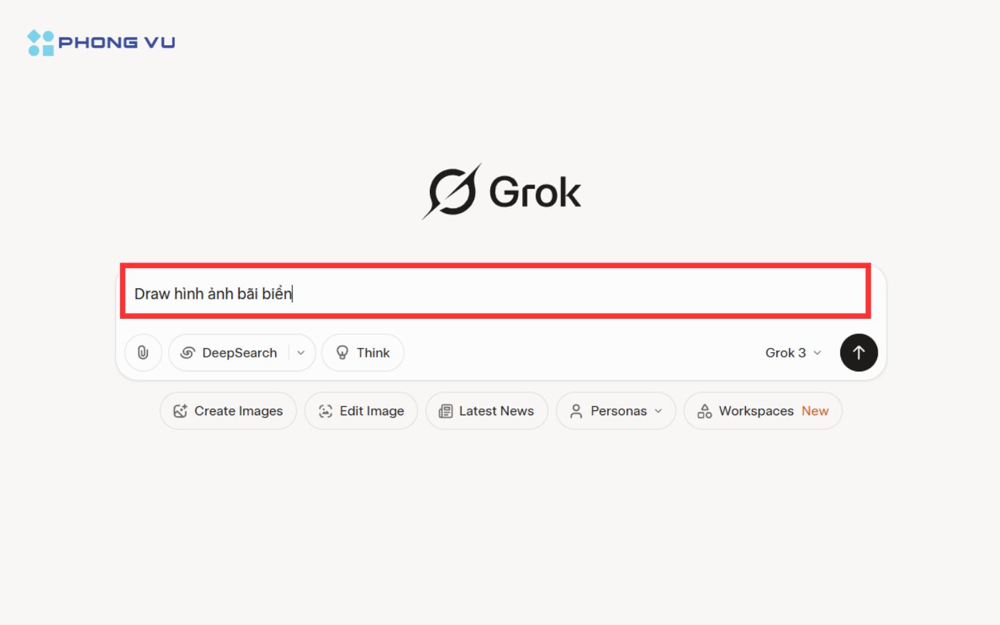 Nhập prompt mô tả nội dung ảnh chi tiết
