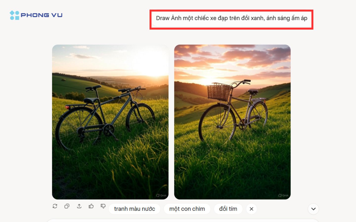 Ảnh một chiếc xe đạp