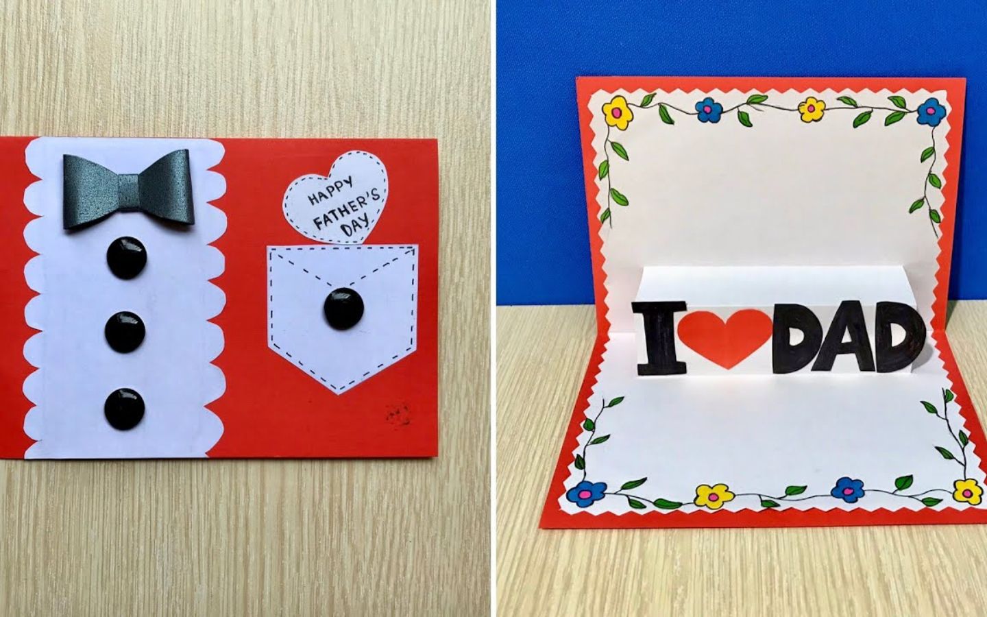 Thiệp hình áo sơ mi sáng tạo