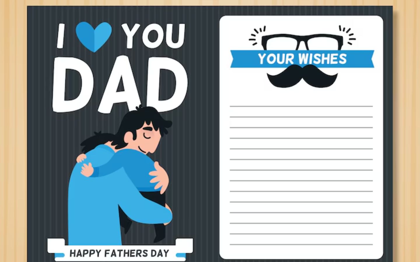 Thiệp viết tay cùng thông điệp ấm áp