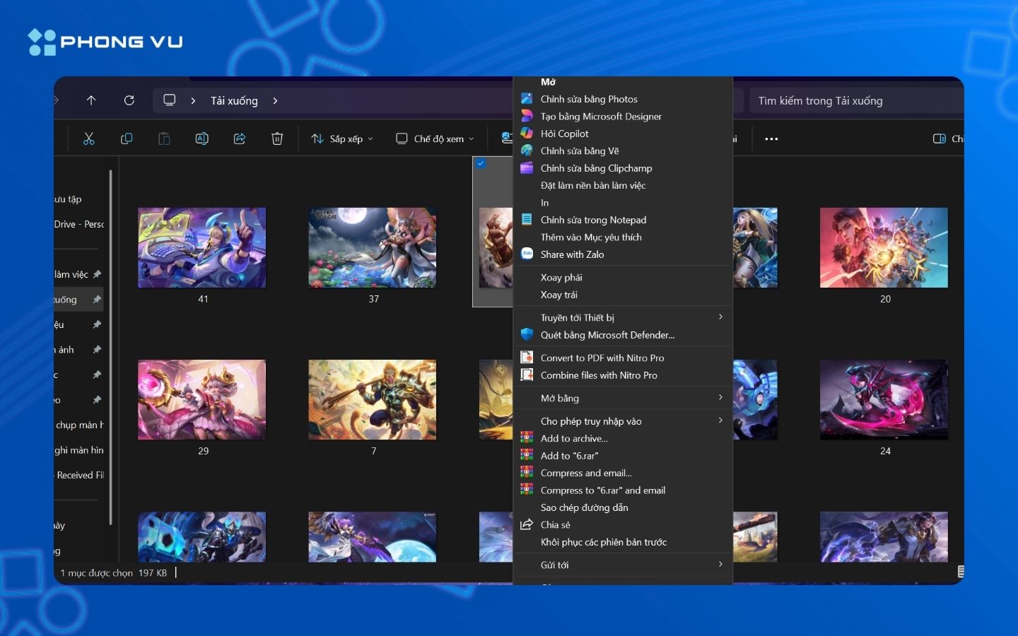 Cách cài đặt hình nền Liên Quân trực tiếp từ ảnh cá nhân