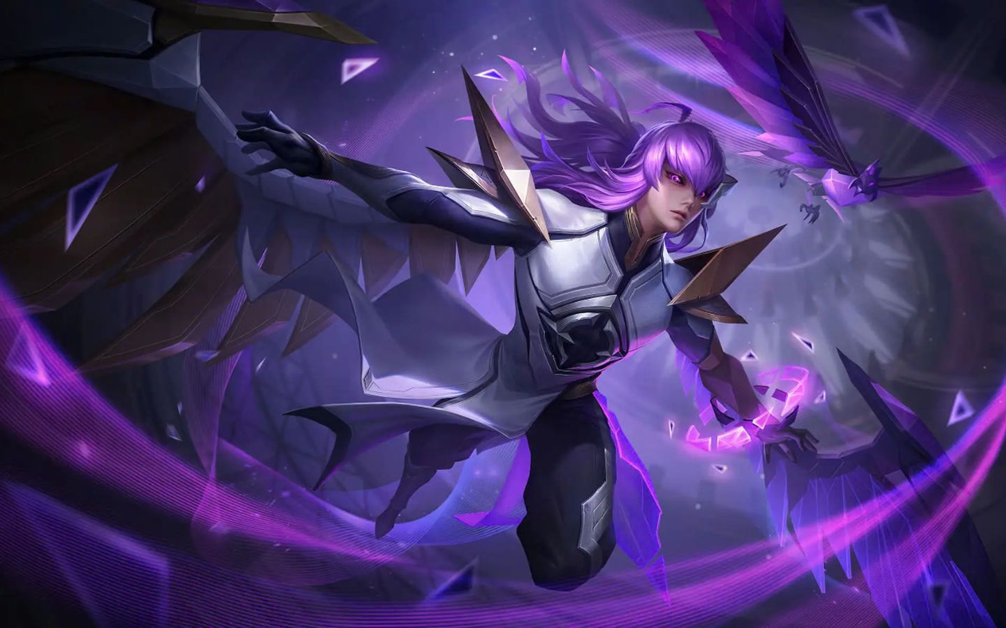 Tạo hình nhân vật với đôi cánh đầy quyền năng và bí ẩn