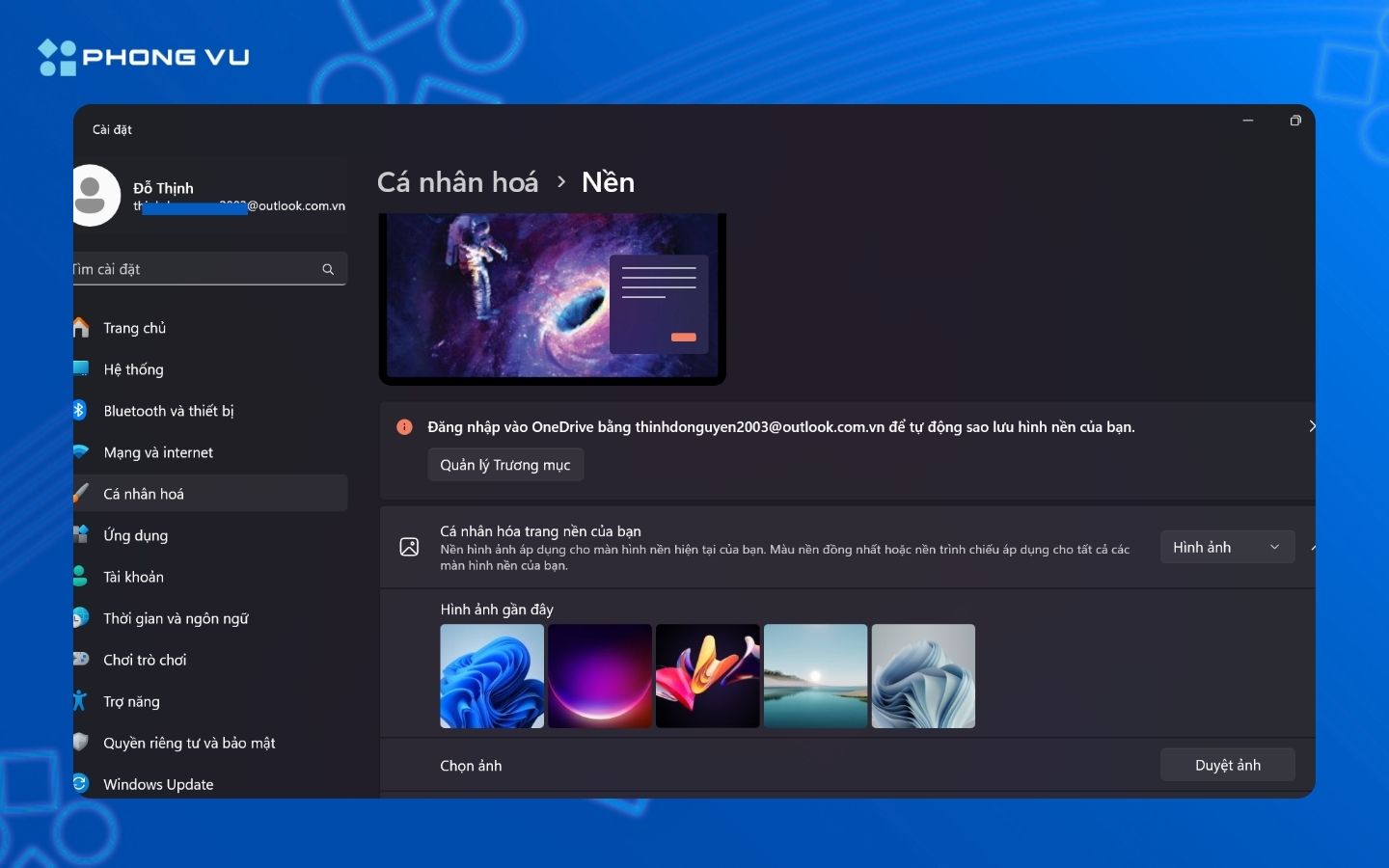 hướng dẫn cài đặt hình nền Liên Quân trên máy tính trong Settings