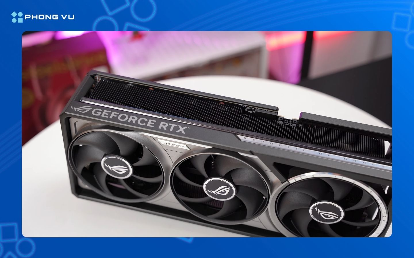 Thiết kế ấn tượng của Asus ROG Strix GeForce RTX 5090