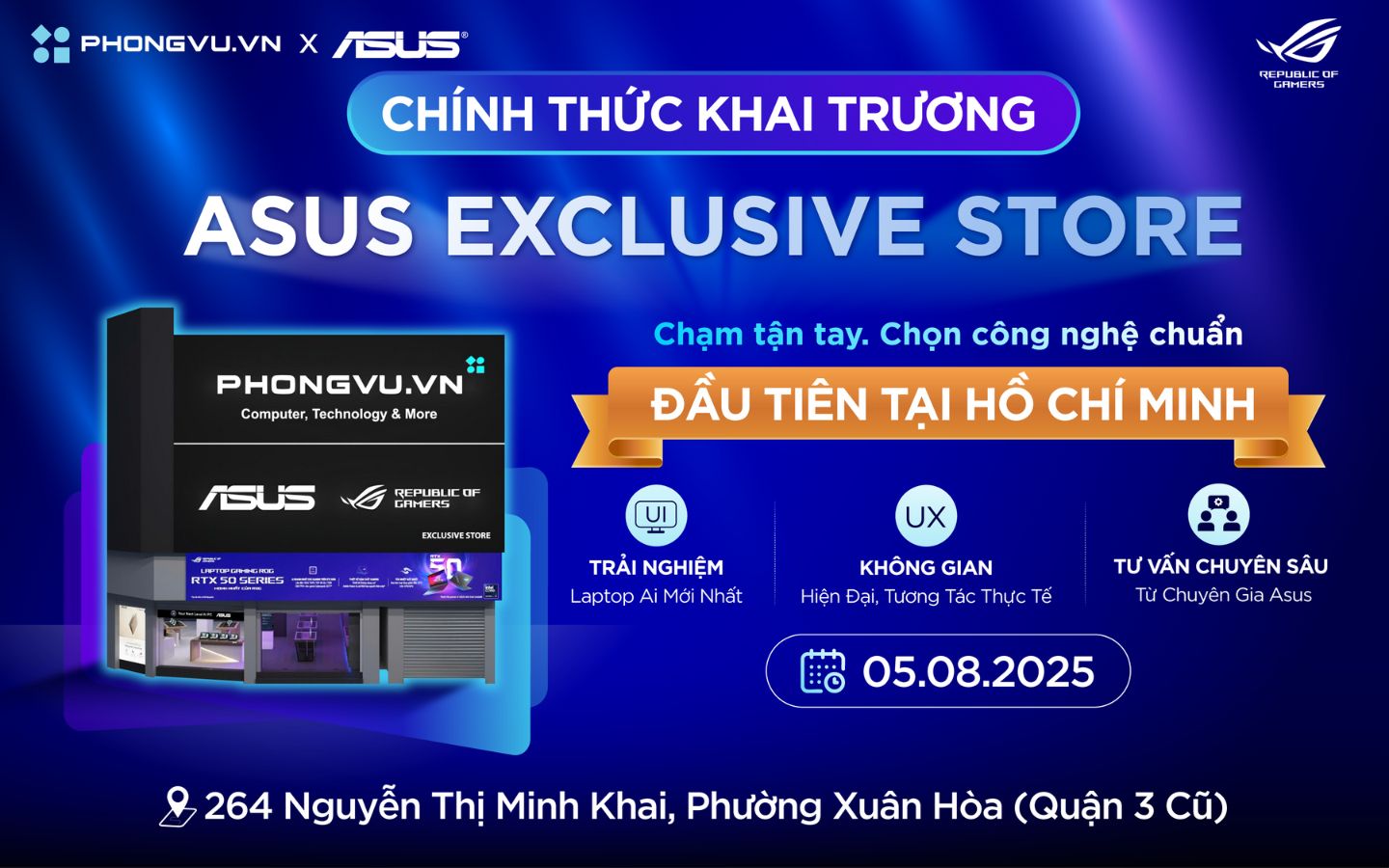 ASUS Exclusive Store tại Phong Vũ 264