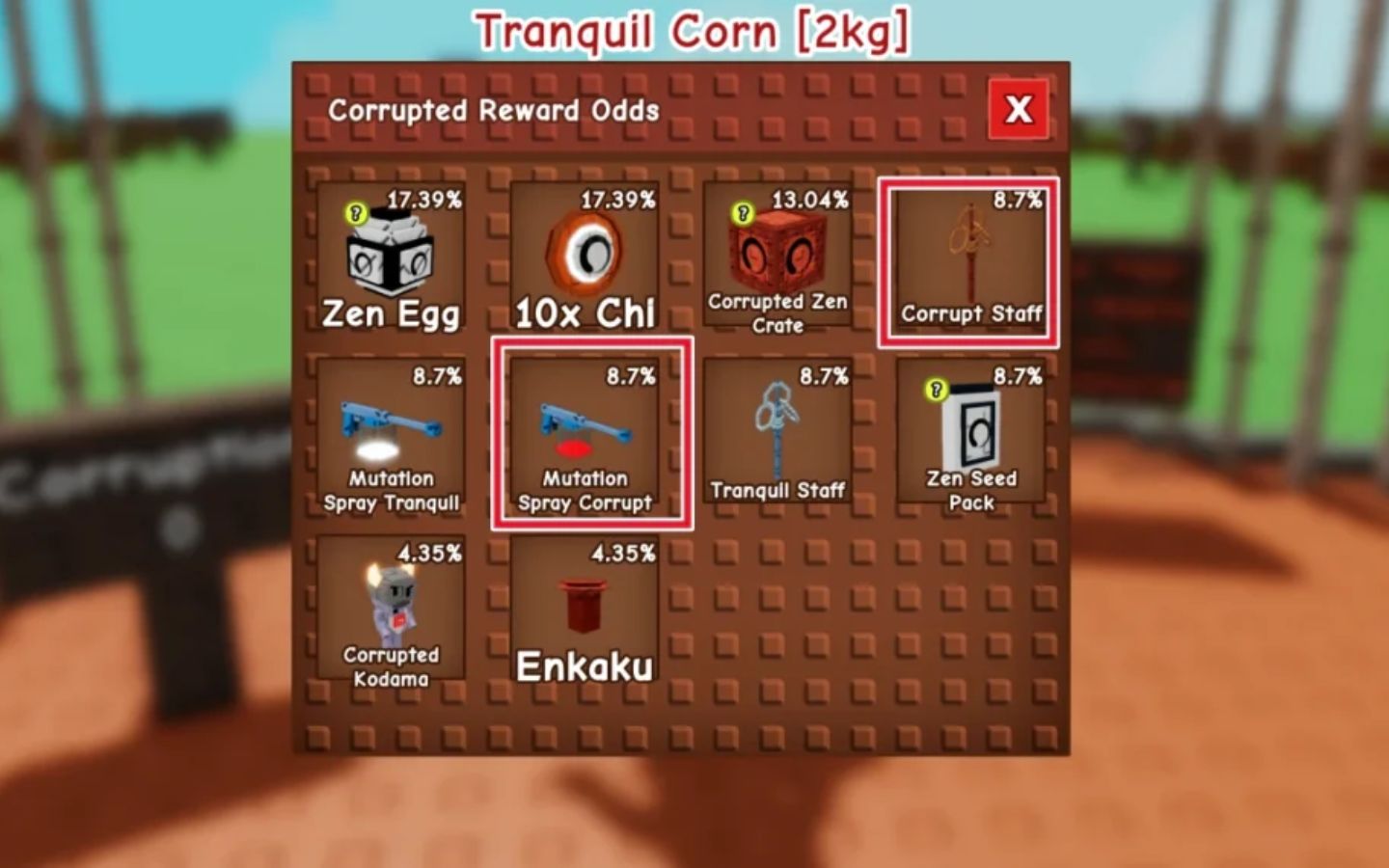 Nhận Corrupted Staff và Corrupted Mutation Spray