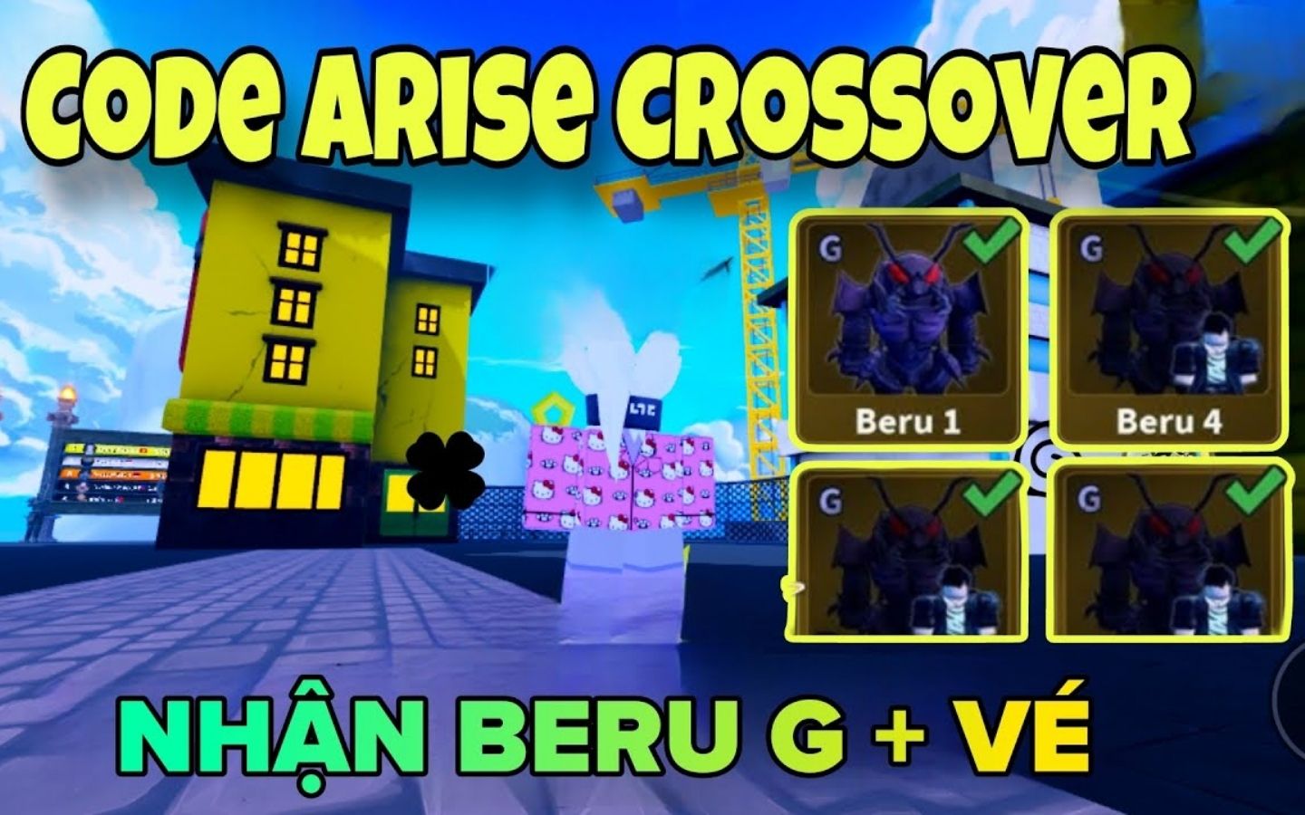 Code Arise Crossover mới nhất tháng 11/2025 cập nhật liên tục