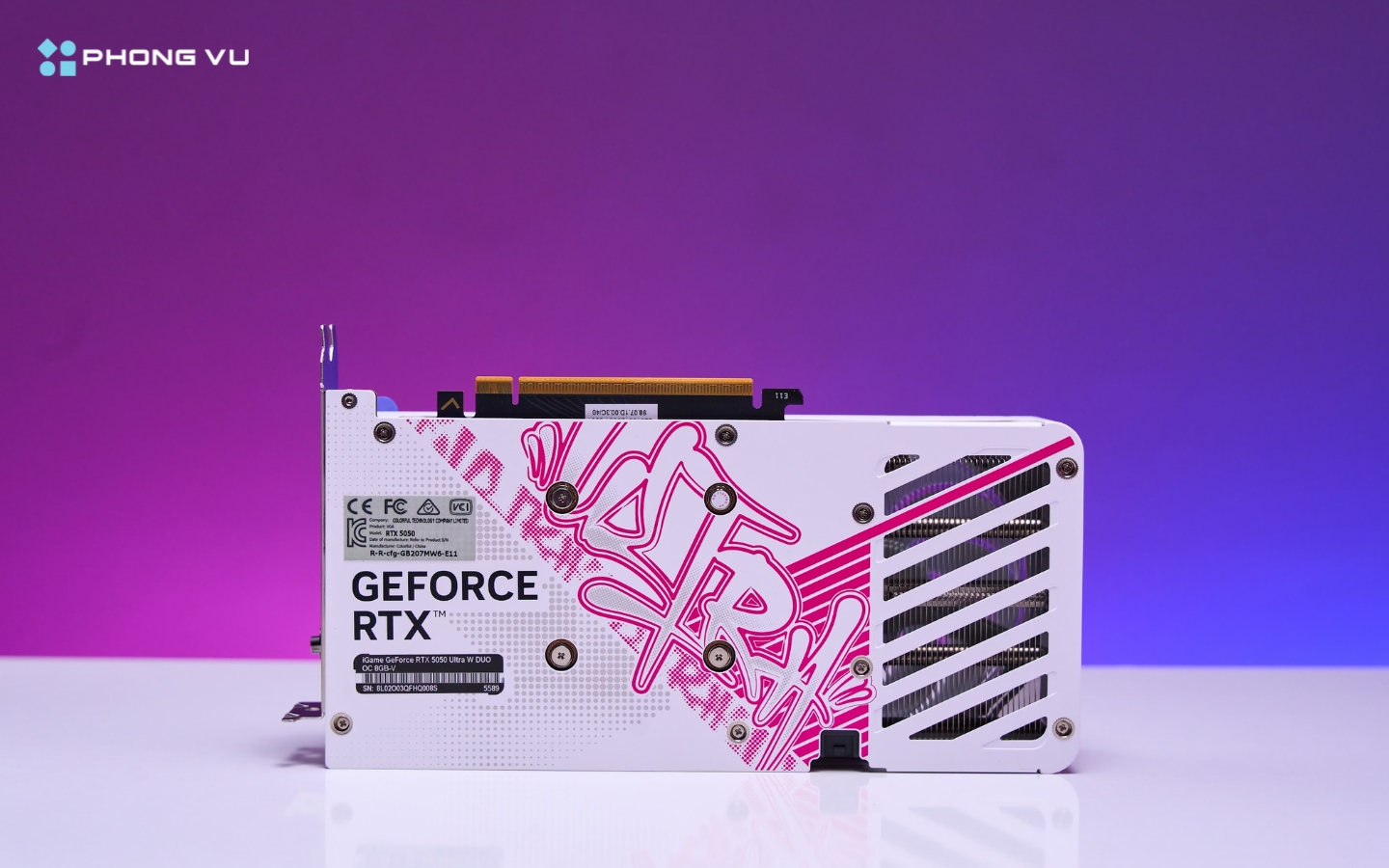 Card được trang bị chip đồ họa NVIDIA GeForce RTX 5050, dựa trên kiến trúc Blackwell (GB207-300-A1) mới nhất