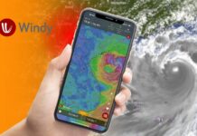 Cách dùng Windy theo dõi bão số 3 Wipha trên điện thoại nhanh nhất