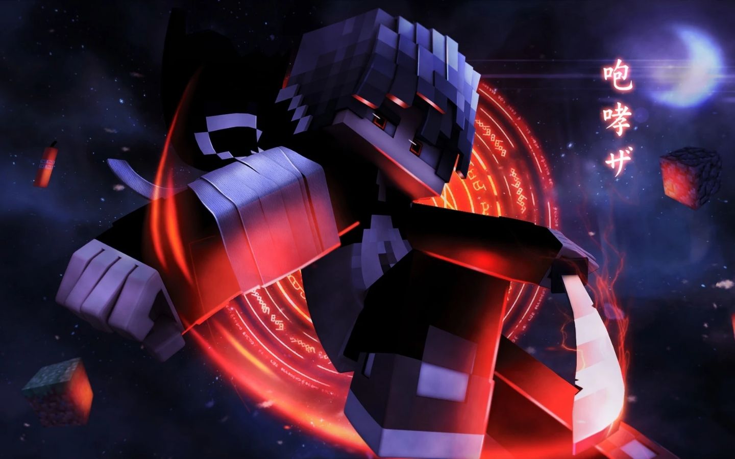 Nữ kiếm sĩ Minecraft tung đòn quyết định, đầy uy lực