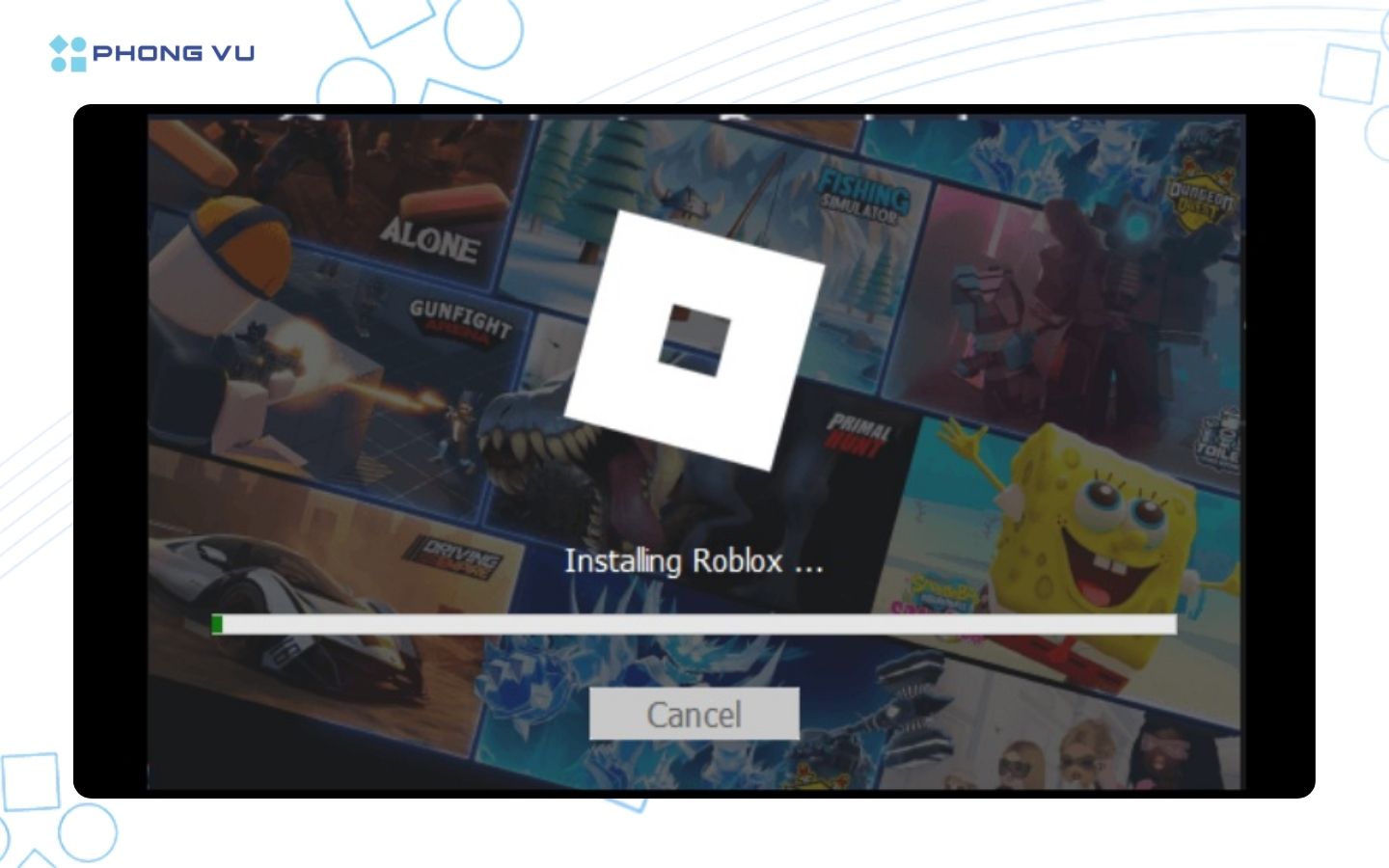 Chờ hoàn tất cài đặt 