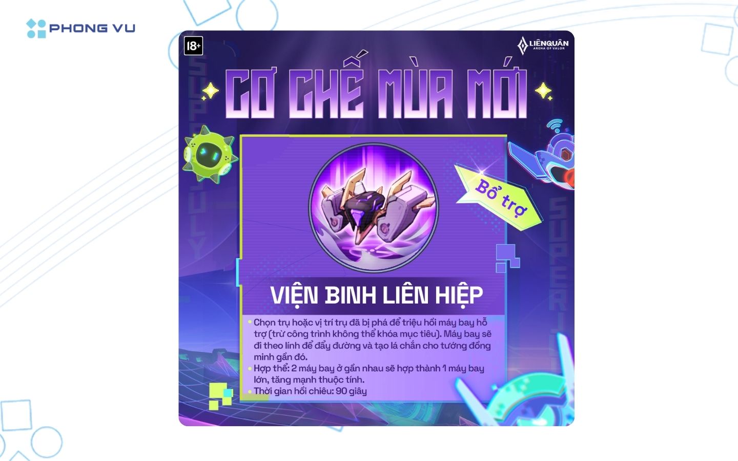 Cơ chế mới của Liên Quân S3 2025: Viện Binh Liên Hiệp