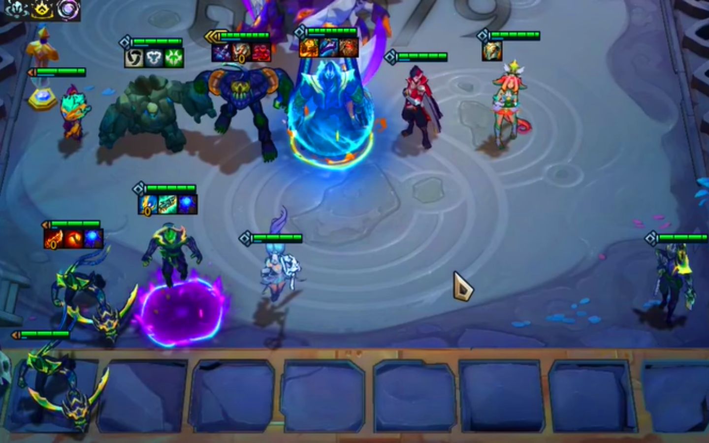 Đội hình trong trận DTCL