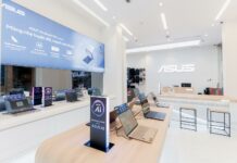 Laptop mỏng nhẹ có đủ mạnh để chơi game? Trải nghiệm ngay tại ASUS Exclusive Store tại Phong Vũ Không gian trưng bày ASUS Exclusive Store tại Phong Vũ. Nguồn ASUS