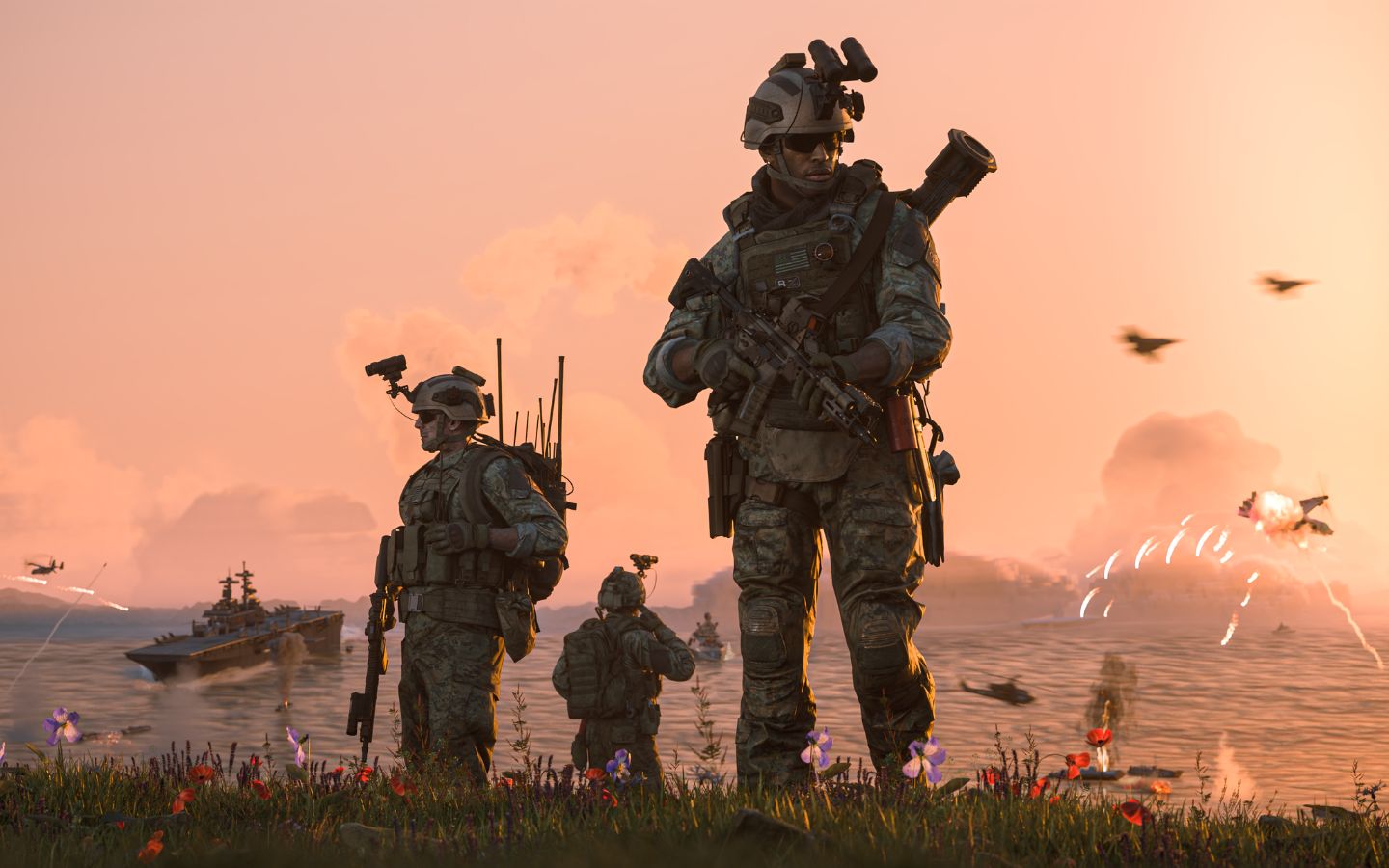 Battlefield 2042 giảm giá sốc 95%, game thủ rần rần săn siêu phẩm FPS với giá chưa tới một cốc trà sữa! 4 Trò chơi Battlefield 2042, phát triển bởi DICE và phát hành bởi Electronic Arts (2021).