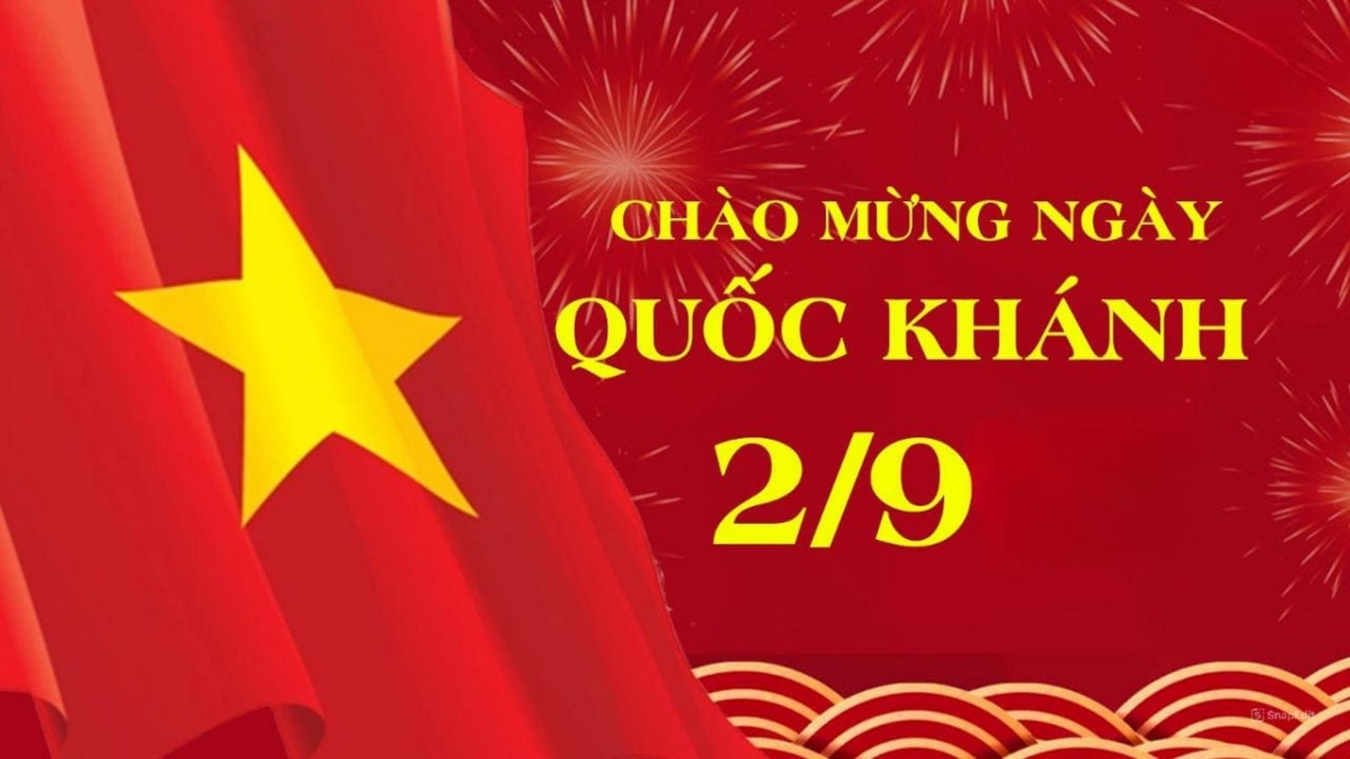 Chào mừng ngày Quốc khánh 2/9 với ngôi sao vàng rực rỡ