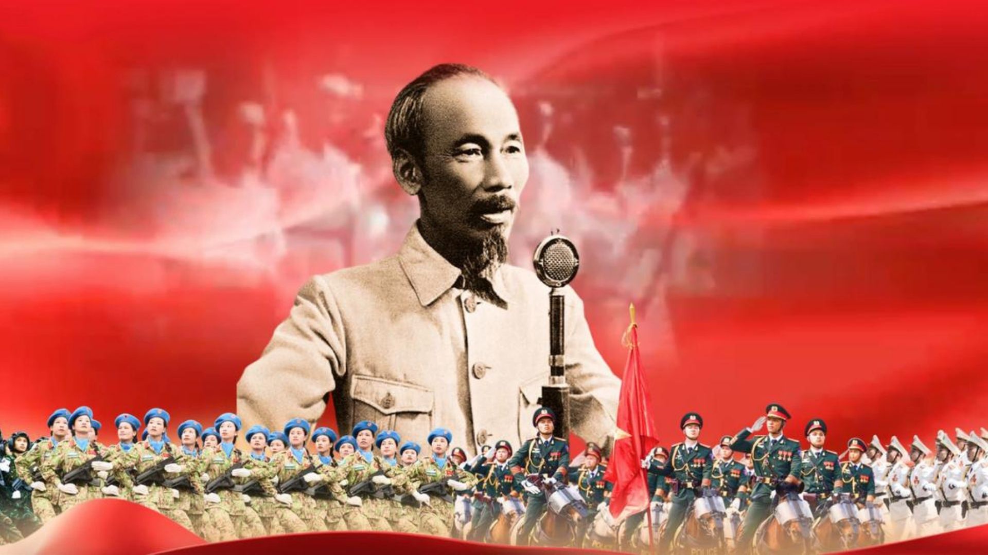 Bác Hồ vĩ đại sống mãi trong lòng dân tộc Việt Nam