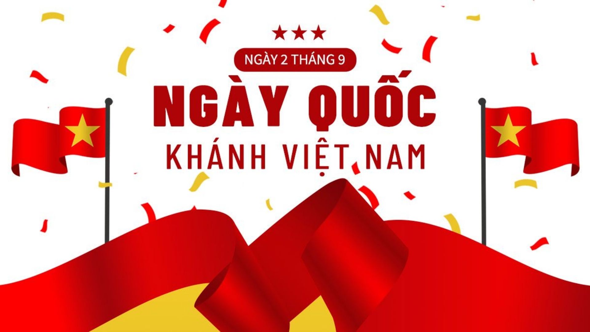 Lá cờ đỏ sao vàng rực rỡ như niềm tự hào dân tộc