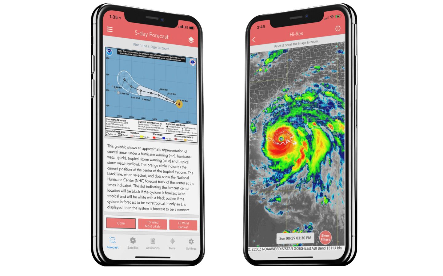 Cung cấp các thông tin chính thức về bão từ Trung tâm Bão Quốc gia Mỹ