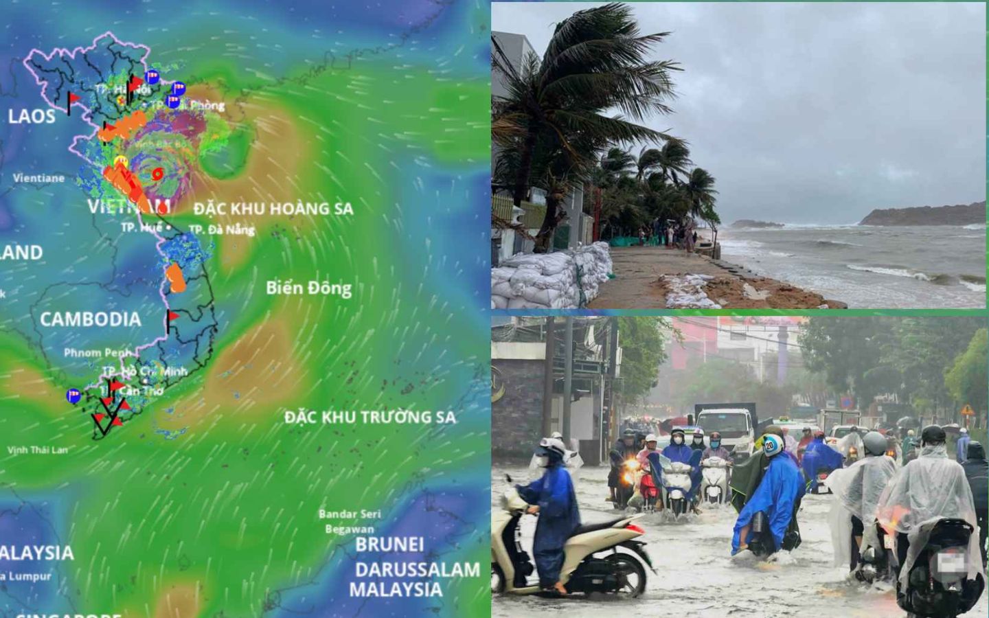 Lưu ý khi sử dụng ứng dụng theo dõi bão