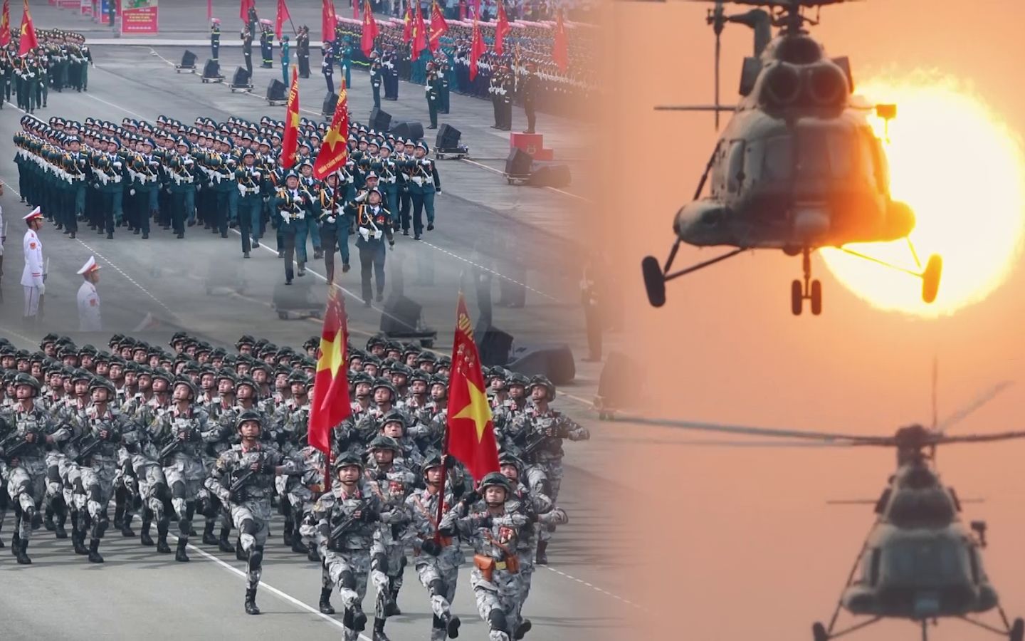 Hình ảnh trực tiếp lễ diễu binh 30/4 - 1/5 vừa qua