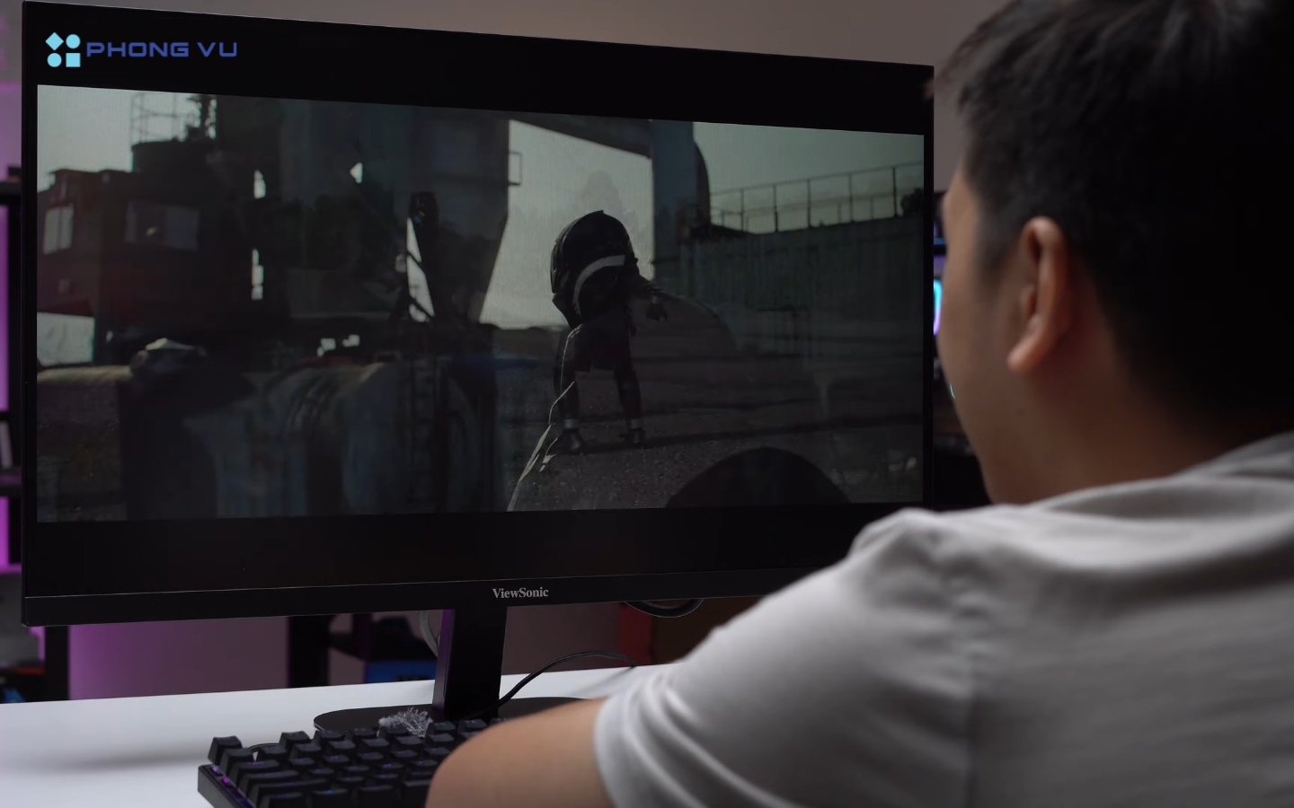 ViewSonic VA2708-2K được tích hợp công nghệ Eye ProTech, bao gồm Flicker-Free và chế độ Low Blue Light