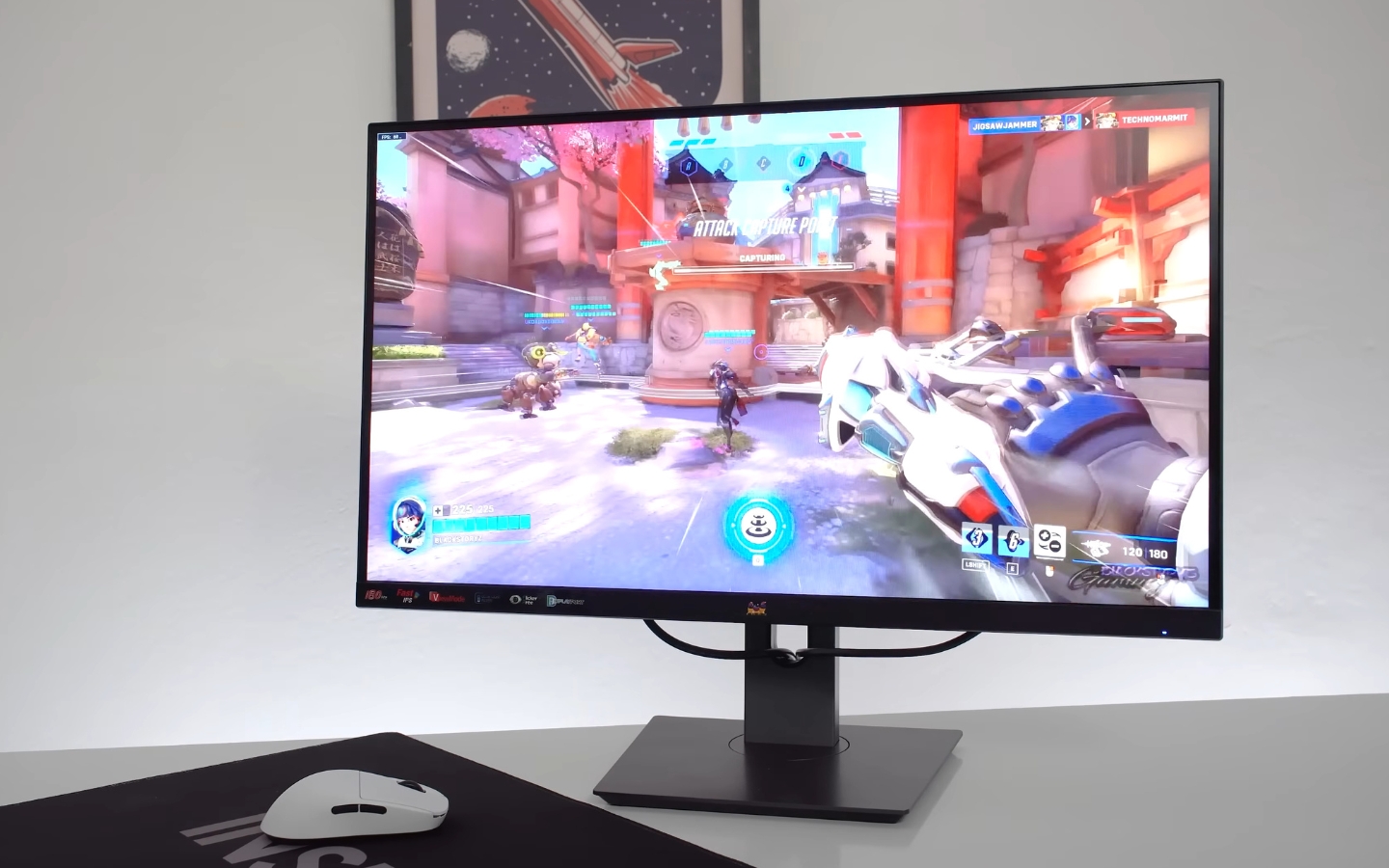 Đánh giá ViewSonic VX2758A-2K-PRO-4: Màn hình chơi game FPS cực ngon trong phân khúc 5 triệu 3 Tần số quét 180Hz, dù thấp hơn 240Hz của Pro 3, vẫn mang lại chuyển động mượt mà trong các game như Valorant hay CS2