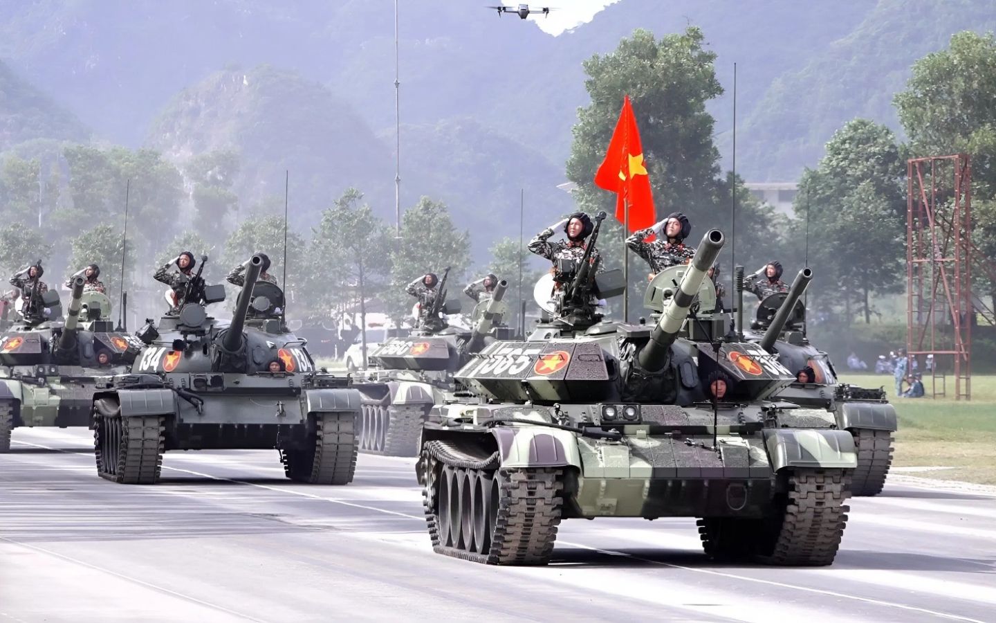 Khối xe pháo quân sự, xe đặc chủng Công an: