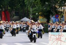 Lịch cấm đường ngày 29/8 và 30/8 tại Hà Nội. Các tuyến đường bị cấm lưu thông