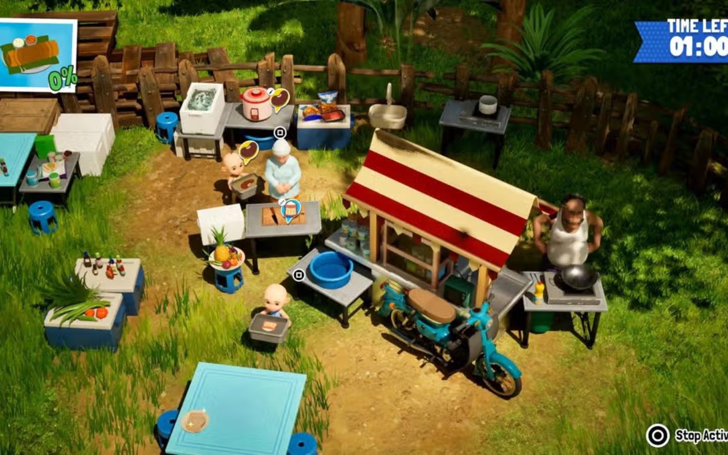 Upin & Ipin Universe - Tựa game tuổi thơ có đáng chơi không? 4 Hoạt động nấu ăn trong Upin & Ipin Universe