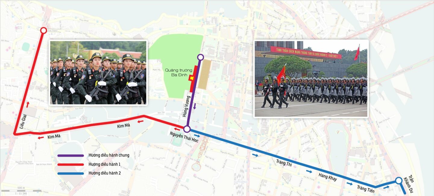 Xem diễu binh 2/9 ở đâu? Các tuyến đường xem diễu binh, diễu hành A80 2 Gợi ý vị trí đẹp để xem diễu binh