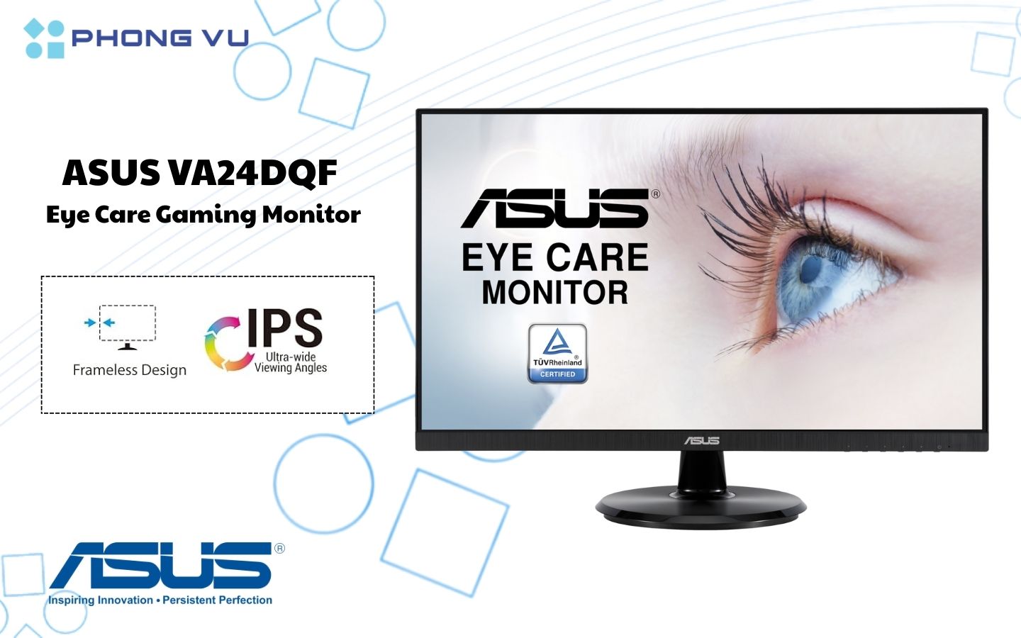Top 5 màn hình Asus dưới 3 triệu đáng mua nhất 2025 3 Màn hình Asus VA24DQF cân bằng làm việc & giải trí