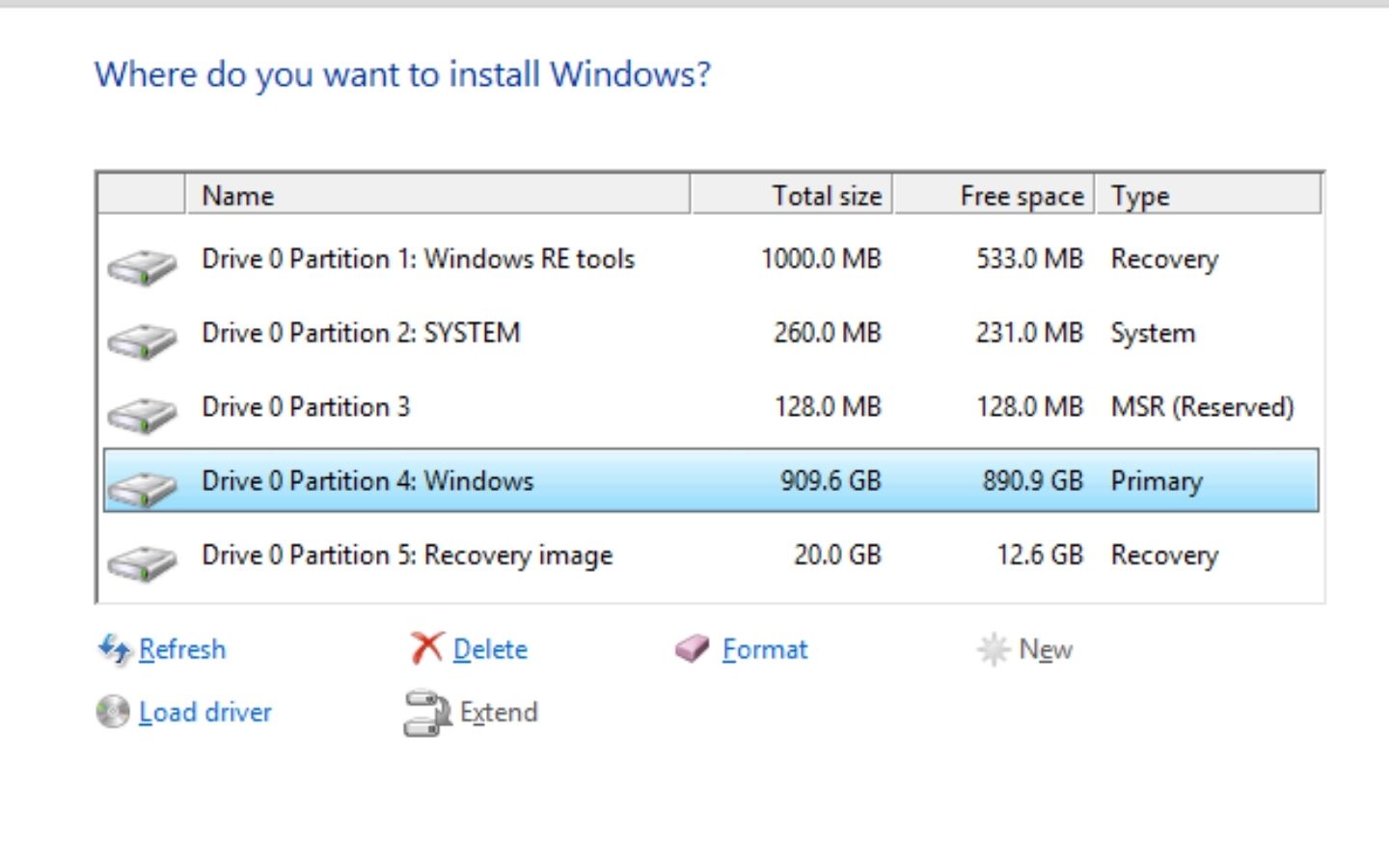 Nhấp vào New> Apply để tạo ổ đĩa mới và chọn ổ đĩa mới cài Windows. (Nguồn: Internet)