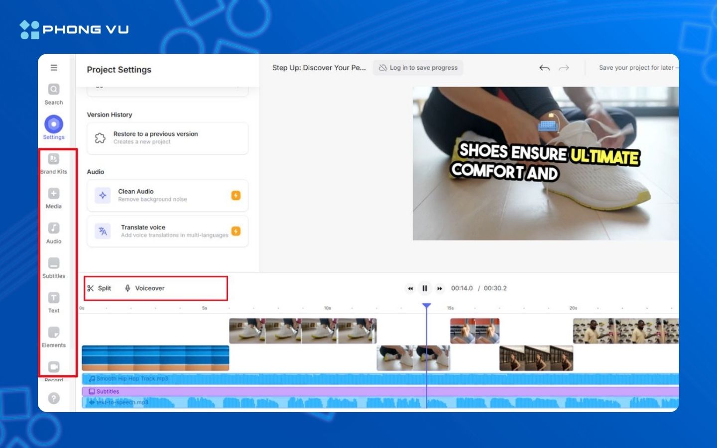 Bạn có thể chỉnh sửa video theo ý thích của mình